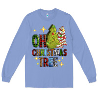 Colony Blue Oh Christmas tree Christmas cake Long Sleeve Tee - RanaPortraitStore