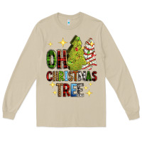 Mushroom Oh Christmas tree Christmas cake Long Sleeve Tee - RanaPortraitStore