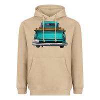 Mushroom western truck back view Heavyweight Hoodie - FaDigitalArtStudio