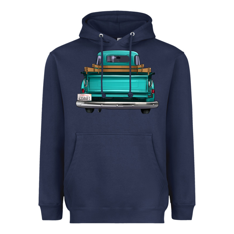 Western Truck Back View Heavyweight Hoodie by FaDigitalArtStudio | Teevron