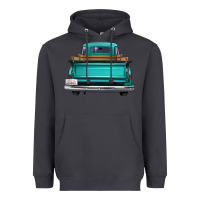 Smoke western truck back view Heavyweight Hoodie - FaDigitalArtStudio