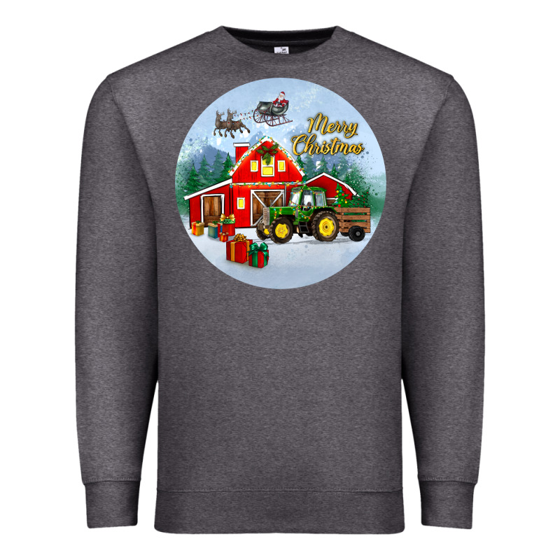 Merry Christmas Small Town Christmas Ornament Premium Sweatshirt by BundleAndBundleShop | Teevron