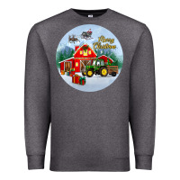 Charcoal Heather merry christmas small town christmas ornament Premium Sweatshirt - BundleAndBundleShop