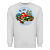 Dove Grey merry christmas small town christmas ornament Premium Sweatshirt - BundleAndBundleShop