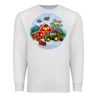 Oatmeal Heather merry christmas small town christmas ornament Premium Sweatshirt - BundleAndBundleShop