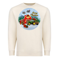 Sandshell merry christmas small town christmas ornament Premium Sweatshirt - BundleAndBundleShop