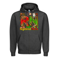 Charcoal Heather registered nurse juneteenth Zipper Hoodie - Zillion Design Studio