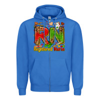 True Royal registered nurse juneteenth Zipper Hoodie - Zillion Design Studio