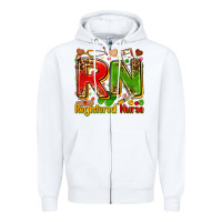 White registered nurse juneteenth Zipper Hoodie - Zillion Design Studio