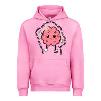 Fuchsia Pink brain Urban Hoodie - MaliasSmallBusiness