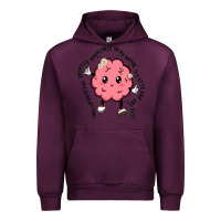 Mauve Wine brain Urban Hoodie - MaliasSmallBusiness