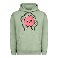 Pigment Oil Green brain Urban Hoodie - MaliasSmallBusiness