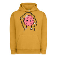 Pigment Peanut Butter brain Urban Hoodie - MaliasSmallBusiness