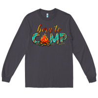Smoke born to camp Long Sleeve Tee - texasbilliewilder