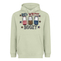 Matcha red white boozy Heavyweight Hoodie - CowhideDigitalArt