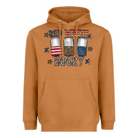 Meerkat red white boozy Heavyweight Hoodie - CowhideDigitalArt