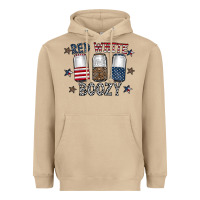 Mushroom red white boozy Heavyweight Hoodie - CowhideDigitalArt