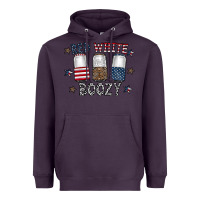 Plum red white boozy Heavyweight Hoodie - CowhideDigitalArt
