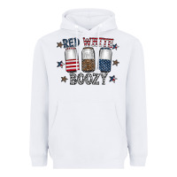 White red white boozy Heavyweight Hoodie - CowhideDigitalArt
