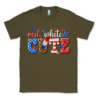 Army Green red white and cute billie wilder Classic Tee - texasbilliewilder