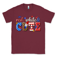Burgundy red white and cute billie wilder Classic Tee - texasbilliewilder