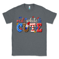 Charcoal Heather red white and cute billie wilder Classic Tee - texasbilliewilder