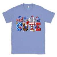 Colony Blue red white and cute billie wilder Classic Tee - texasbilliewilder