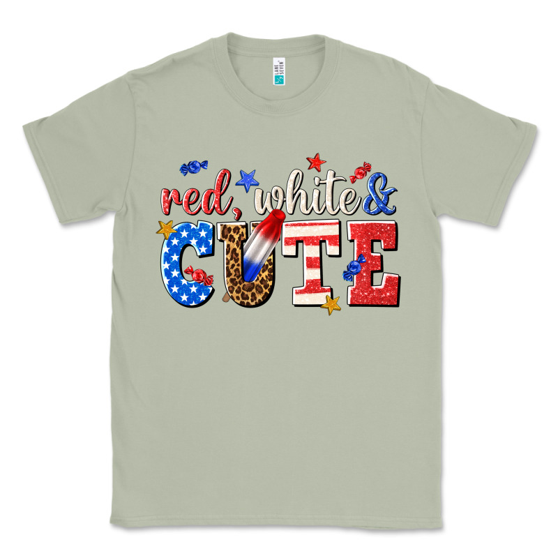 Red White And Cute Billie Wilder Classic Tee by texasbilliewilder | Teevron
