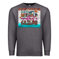Charcoal Heather soul of a mermaid mouth of a sailor Premium Sweatshirt - JahusDesignShop