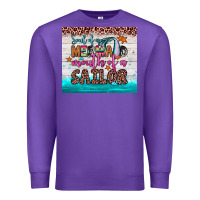 Purple soul of a mermaid mouth of a sailor Premium Sweatshirt - JahusDesignShop