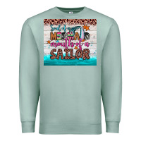 Seafoam soul of a mermaid mouth of a sailor Premium Sweatshirt - JahusDesignShop