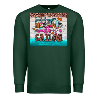 Sports Green soul of a mermaid mouth of a sailor Premium Sweatshirt - JahusDesignShop