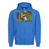True Royal licensed practical nurse Zipper Hoodie - Zillion Design Studio