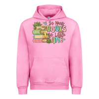 Fuchsia Pink so many books so little time Urban Hoodie - MaliasSmallBusiness