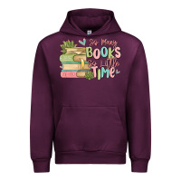 Mauve Wine so many books so little time Urban Hoodie - MaliasSmallBusiness