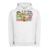 Pigment Lunar Rock so many books so little time Urban Hoodie - MaliasSmallBusiness