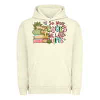Pigment Pistachio so many books so little time Urban Hoodie - MaliasSmallBusiness