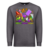 Charcoal Heather mardi gras rca resident care assistant Premium Sweatshirt - AdoDesignShop