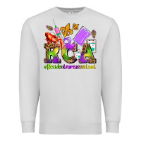 Dove Grey mardi gras rca resident care assistant Premium Sweatshirt - AdoDesignShop