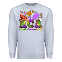 Heather Grey mardi gras rca resident care assistant Premium Sweatshirt - AdoDesignShop