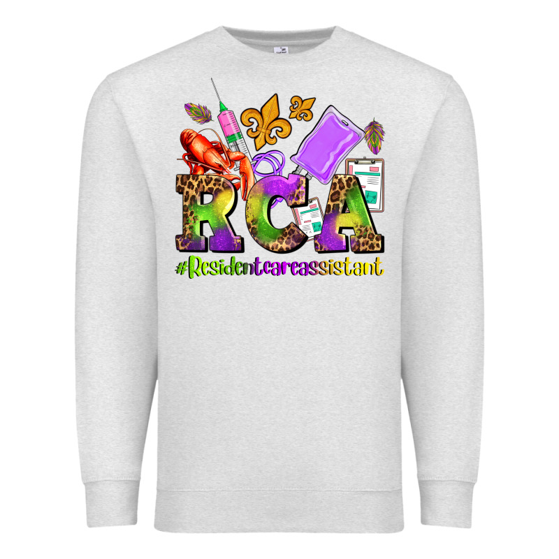 Mardi Gras Rca Resident Care Assistant Premium Sweatshirt by AdoDesignShop | Teevron