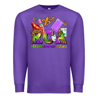 Purple mardi gras rca resident care assistant Premium Sweatshirt - AdoDesignShop