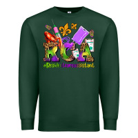 Sports Green mardi gras rca resident care assistant Premium Sweatshirt - AdoDesignShop