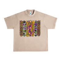French Oak mardi gras fleur de lis cowhide serape leopard glitter brushstrokes Urban Heavy Tee - Artiststas