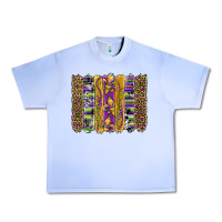 Grape Ice mardi gras fleur de lis cowhide serape leopard glitter brushstrokes Urban Heavy Tee - Artiststas