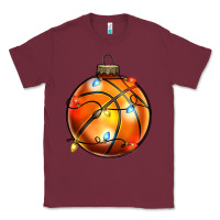 Burgundy christmas baskeball Classic Tee - Zillion Design Studio