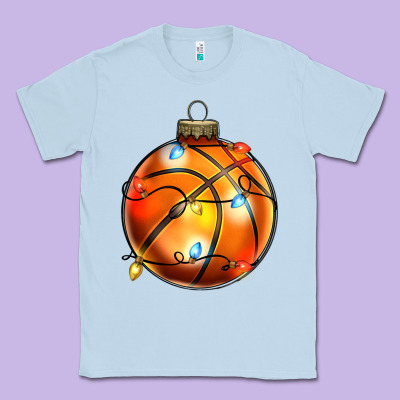 Classic Tee christmas baskeball