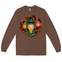 Chestnut Xmas Lantern Christmas Long Sleeve Tee - RanaPortraitStore