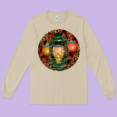 Long Sleeve Tee Xmas Lantern Christmas