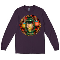 Plum Xmas Lantern Christmas Long Sleeve Tee - RanaPortraitStore